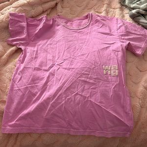 Alexander Wang Pink Tshirt